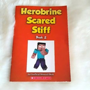Herobrine Minecraft Scared Stiff paperback kids book